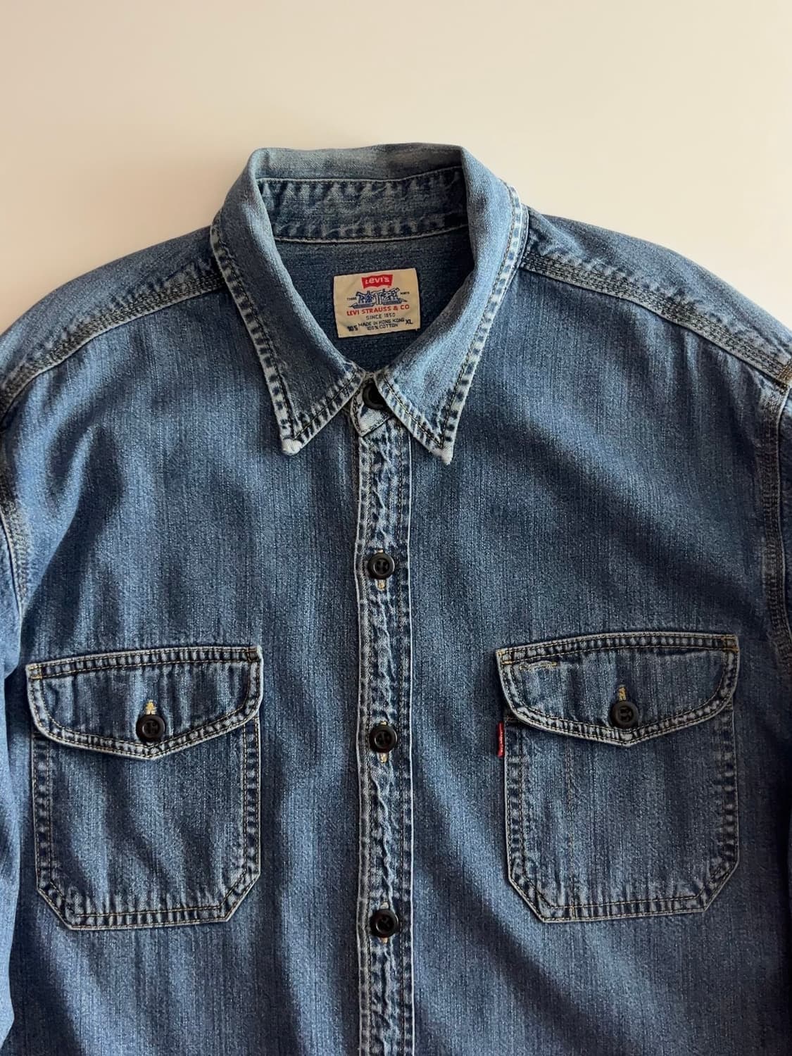 리바이스 투포켓 데님셔츠 XL 상품이미지3