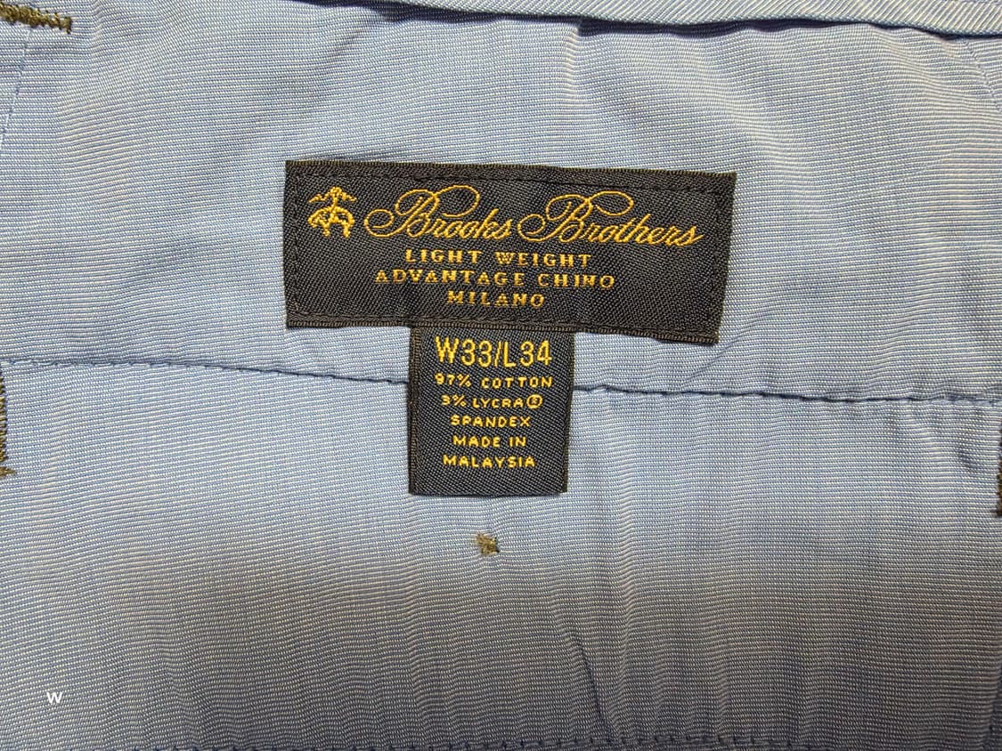브룩스 브라더스 밀라노 치노 팬츠 [W33L34] 상품이미지7