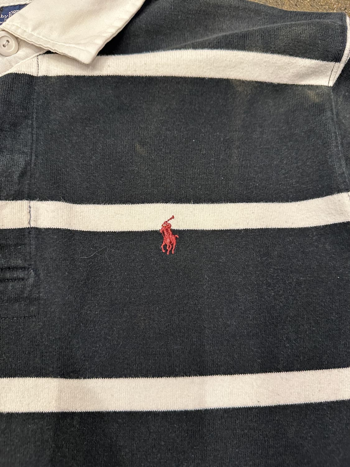 POLO 폴로 랄프로렌 스트라이프 럭비티 L 상품이미지3