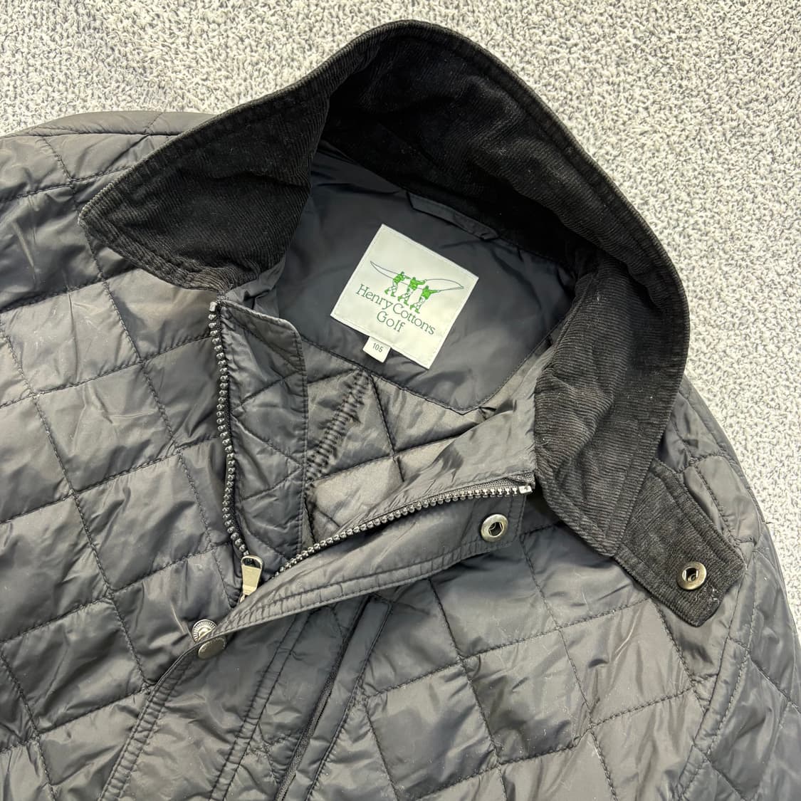 105 헨리코튼 골프 퀄팅 자켓 0311J 상품이미지2