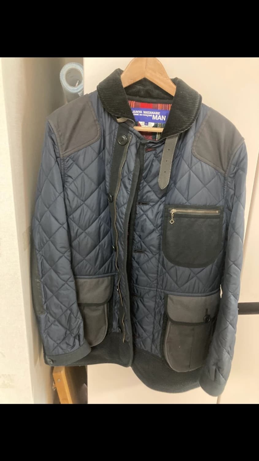 준야와타나베 꼼데가르송 퀼팅자켓 상품이미지1