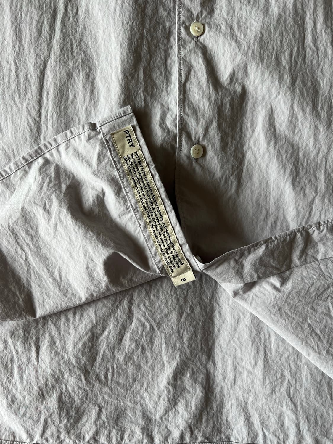 포터리 코튼 타입라이터 컴포트 반팔셔츠 상품이미지5