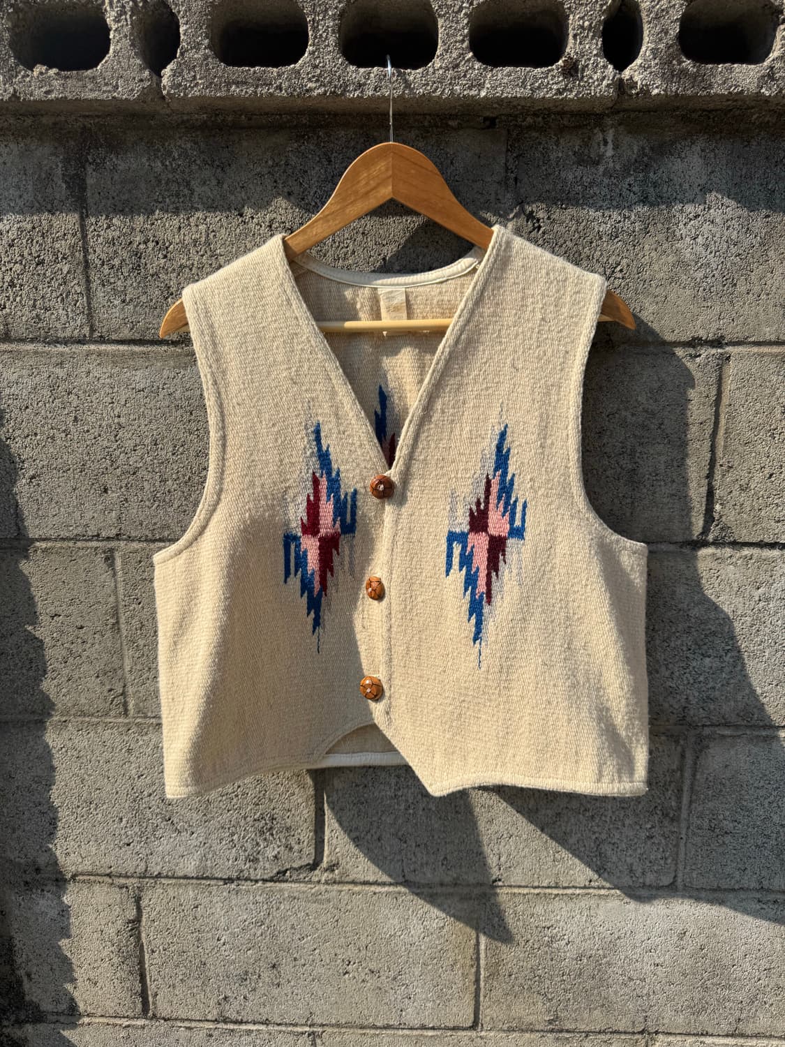 80s 몰리나 빈티지 오르테가 네이티브 아메리칸 치마요 베스트 조끼 상품이미지1