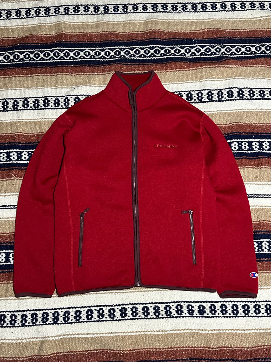 [챔피온] •Champion Fleece Red Jacket 상품이미지1