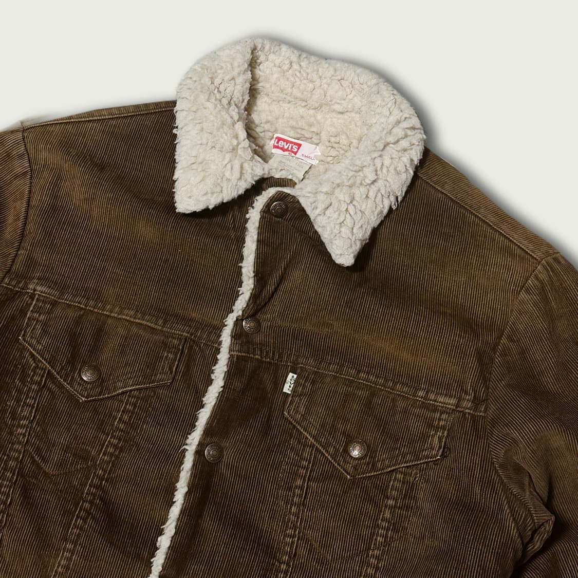 80's 코듀로이 셰르파 트러커 상품이미지2