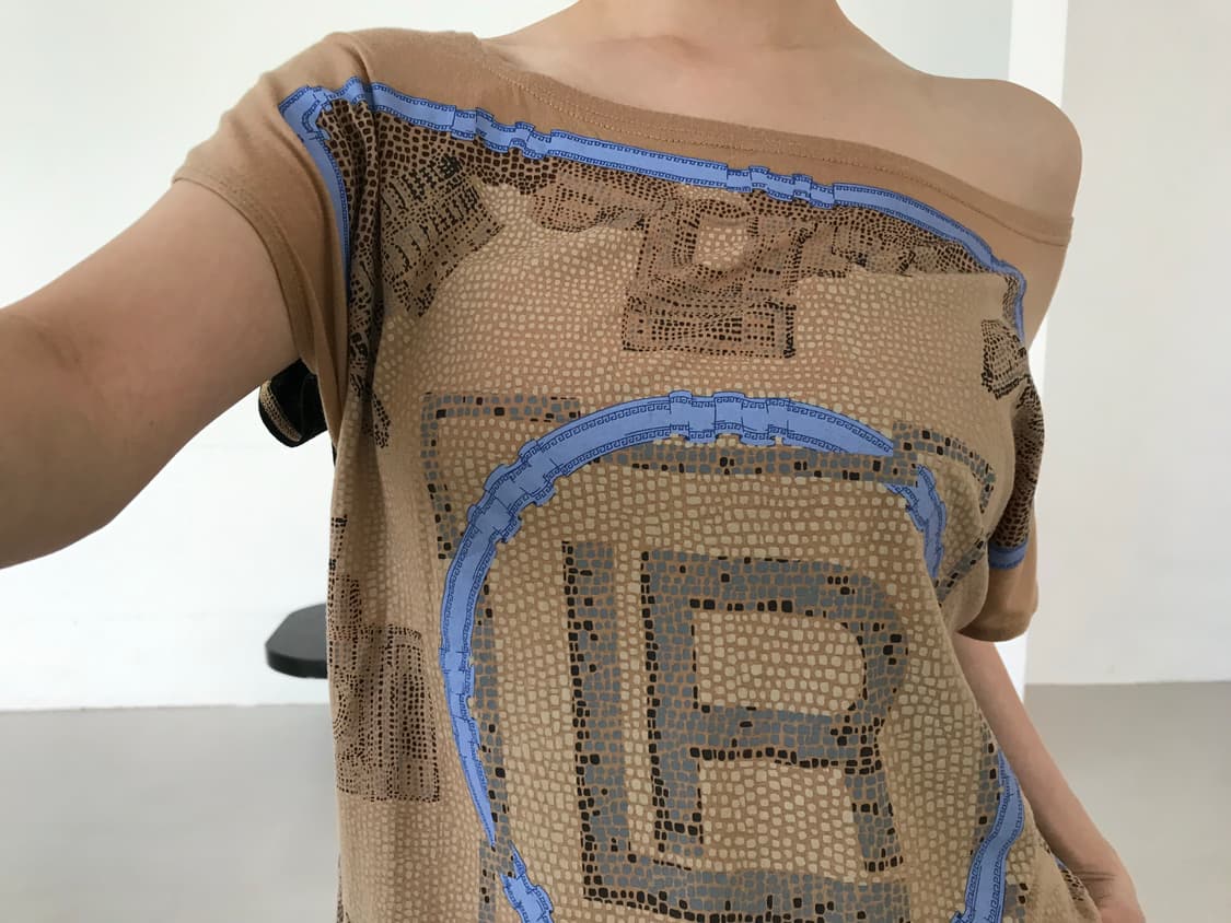 vintage pattern top 상품이미지1