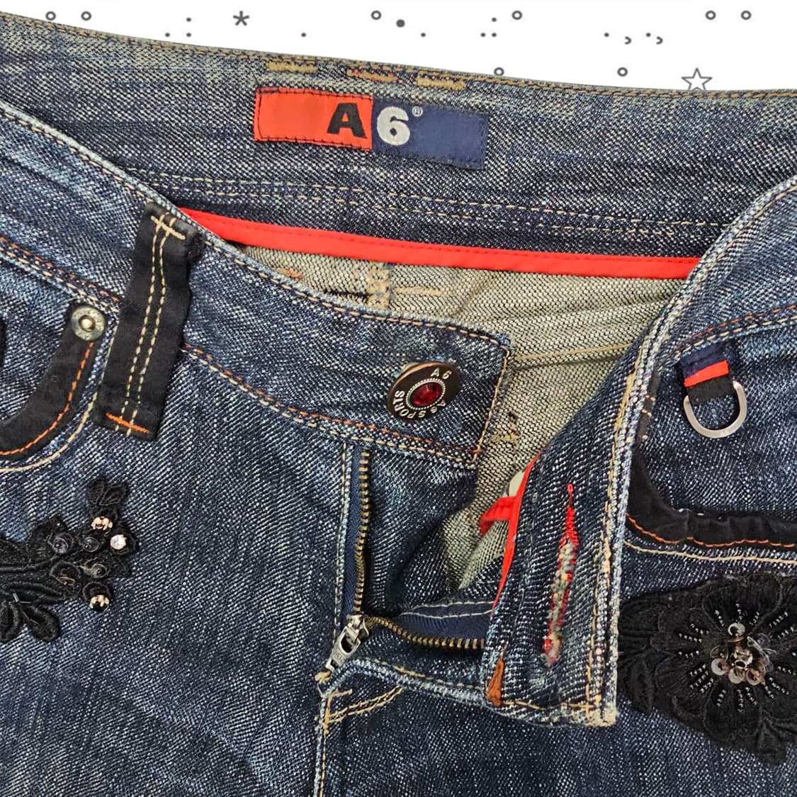 67 A6 데님 카프리 팬츠 상품이미지6