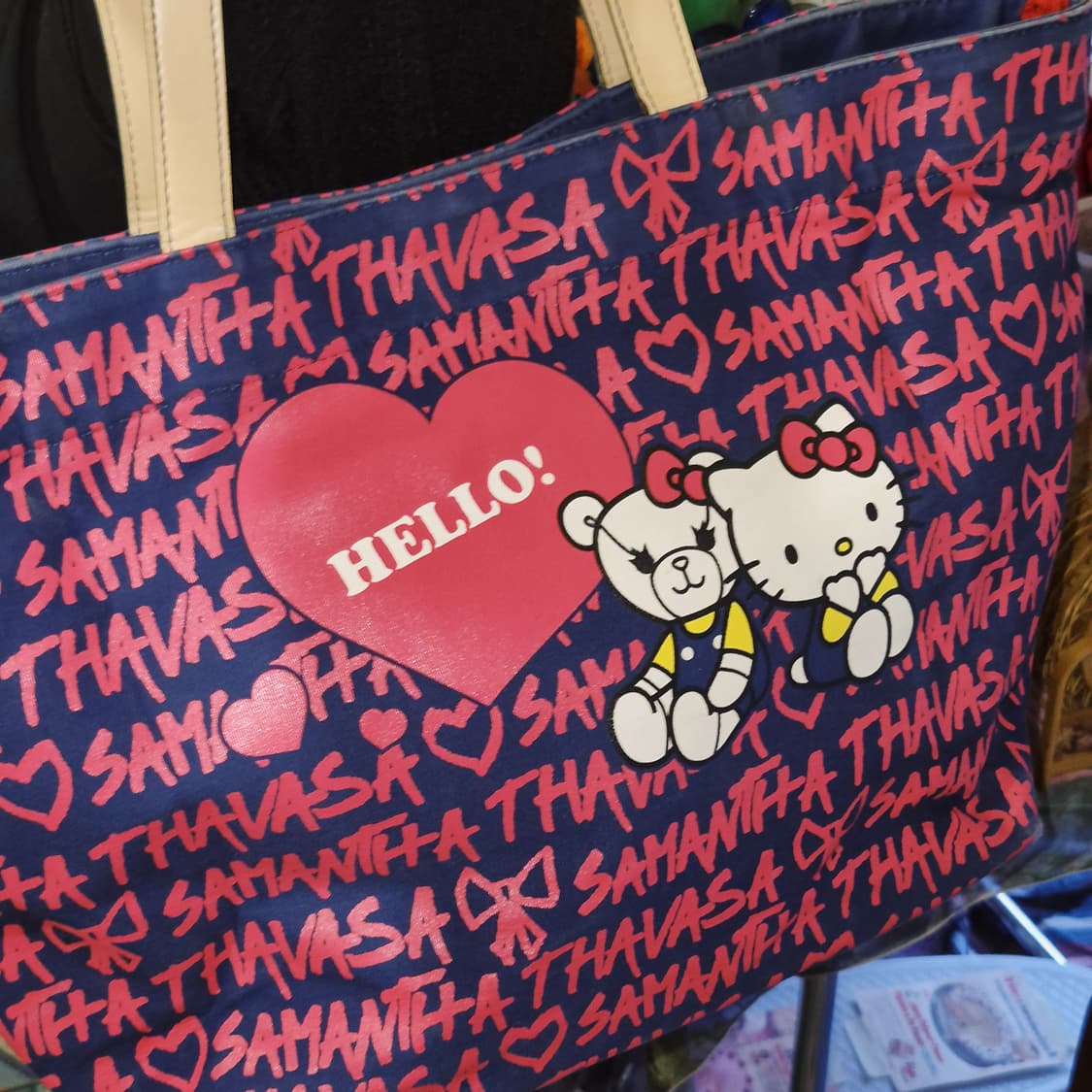 사만다타바사 x 키티 콜라보 빅 쇼퍼백 상품이미지8