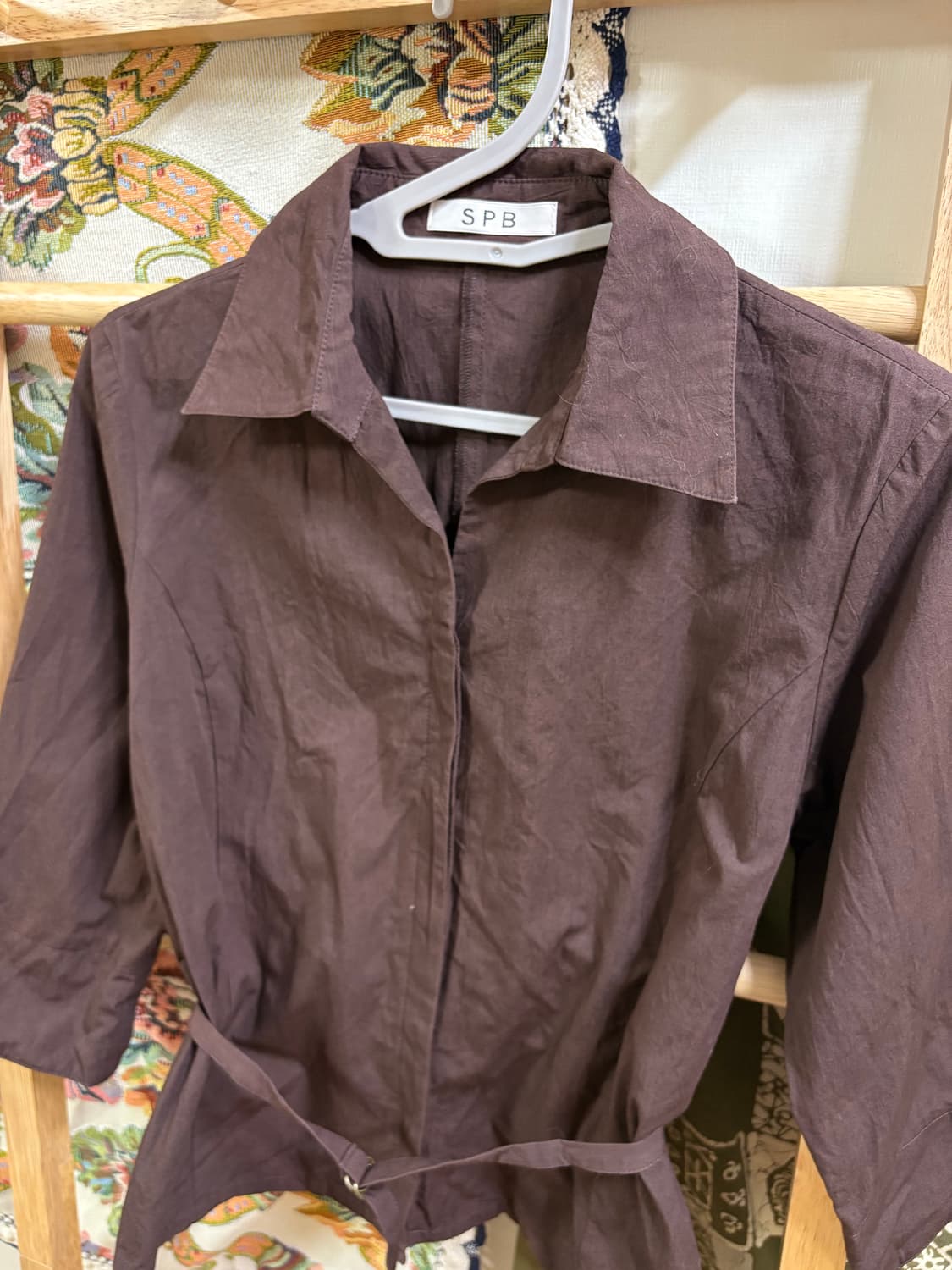 Spb 레드브라운 7부셔츠 상품이미지2