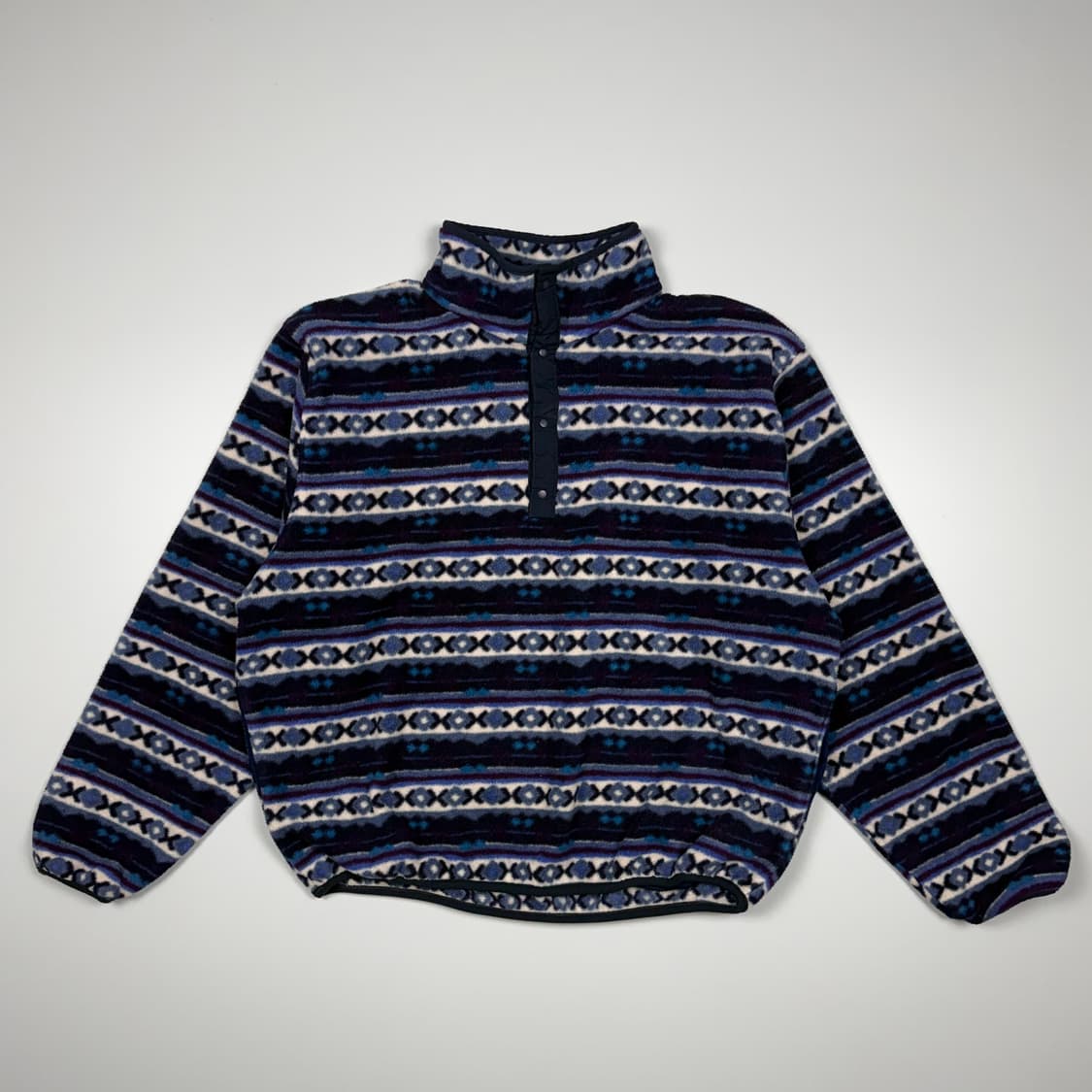 (107) 80s 엘엘빈 아즈텍 플리스 풀오버 상품이미지1