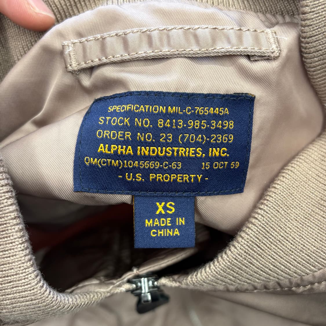 🫶🏻 알파인더스트리 MA-1 플라잉자켓 🫶🏻 상품이미지4