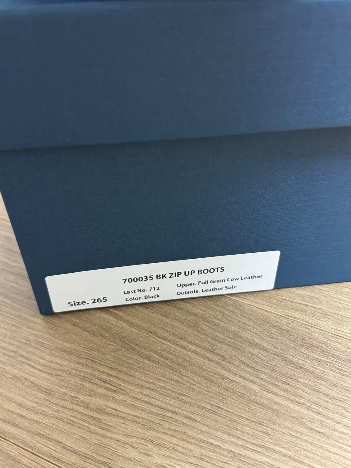 컬러콜라 70035 집업 첼시부츠 - 블랙 265 상품이미지4