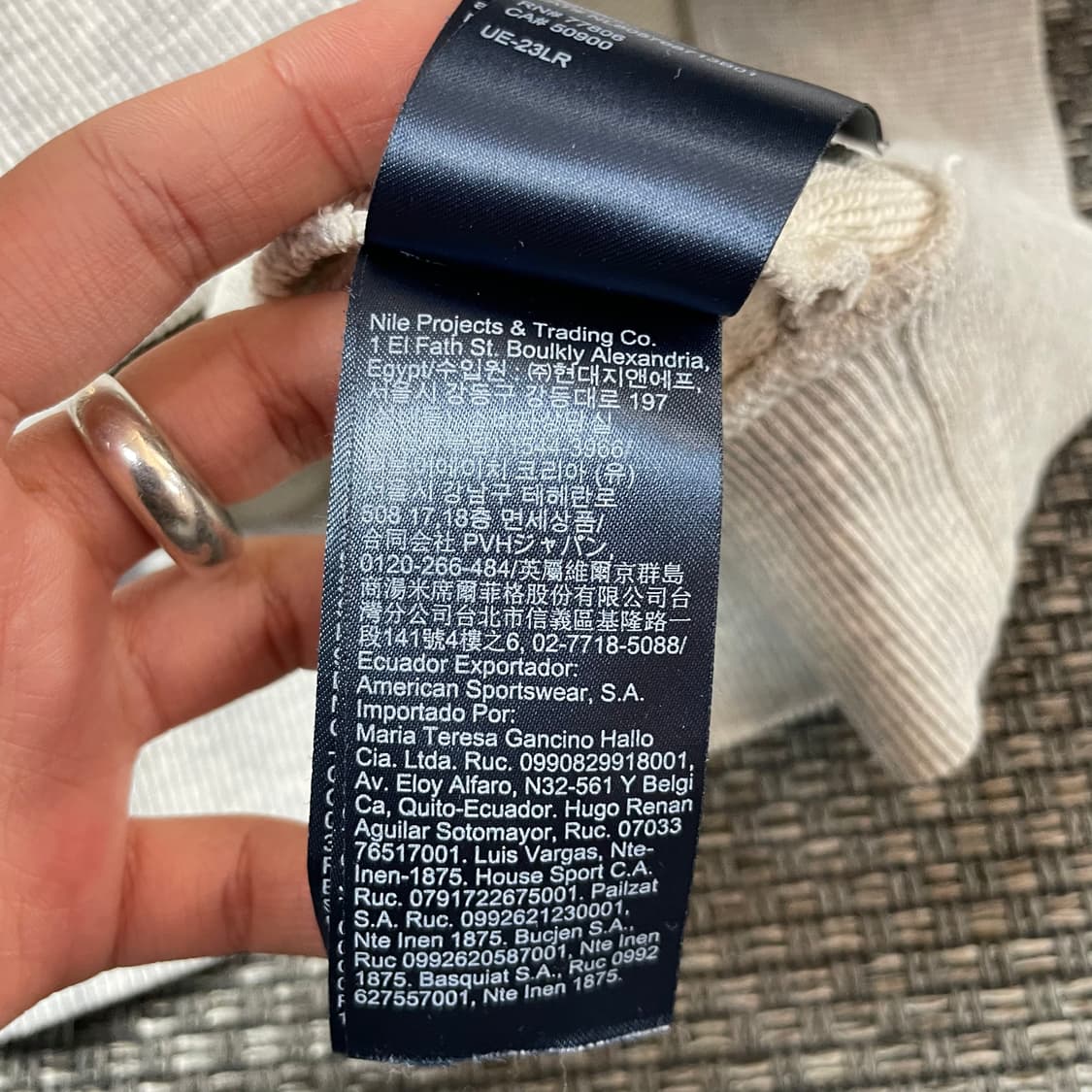 타미진스 그레이 미드 로고 빅프린팅 맨투맨 L 상품이미지8