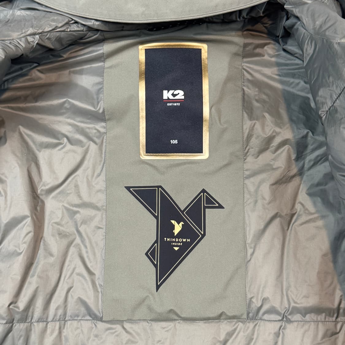 XL) K2 남성 경량 구스다운 씬다운 씬에어 패딩 점퍼 상품이미지7