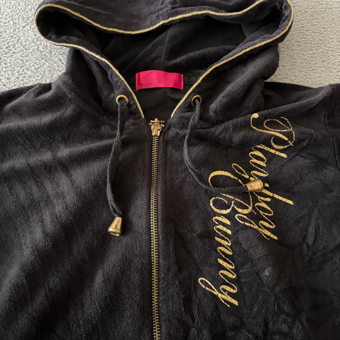 Playboy velvet hoodie 상품이미지2