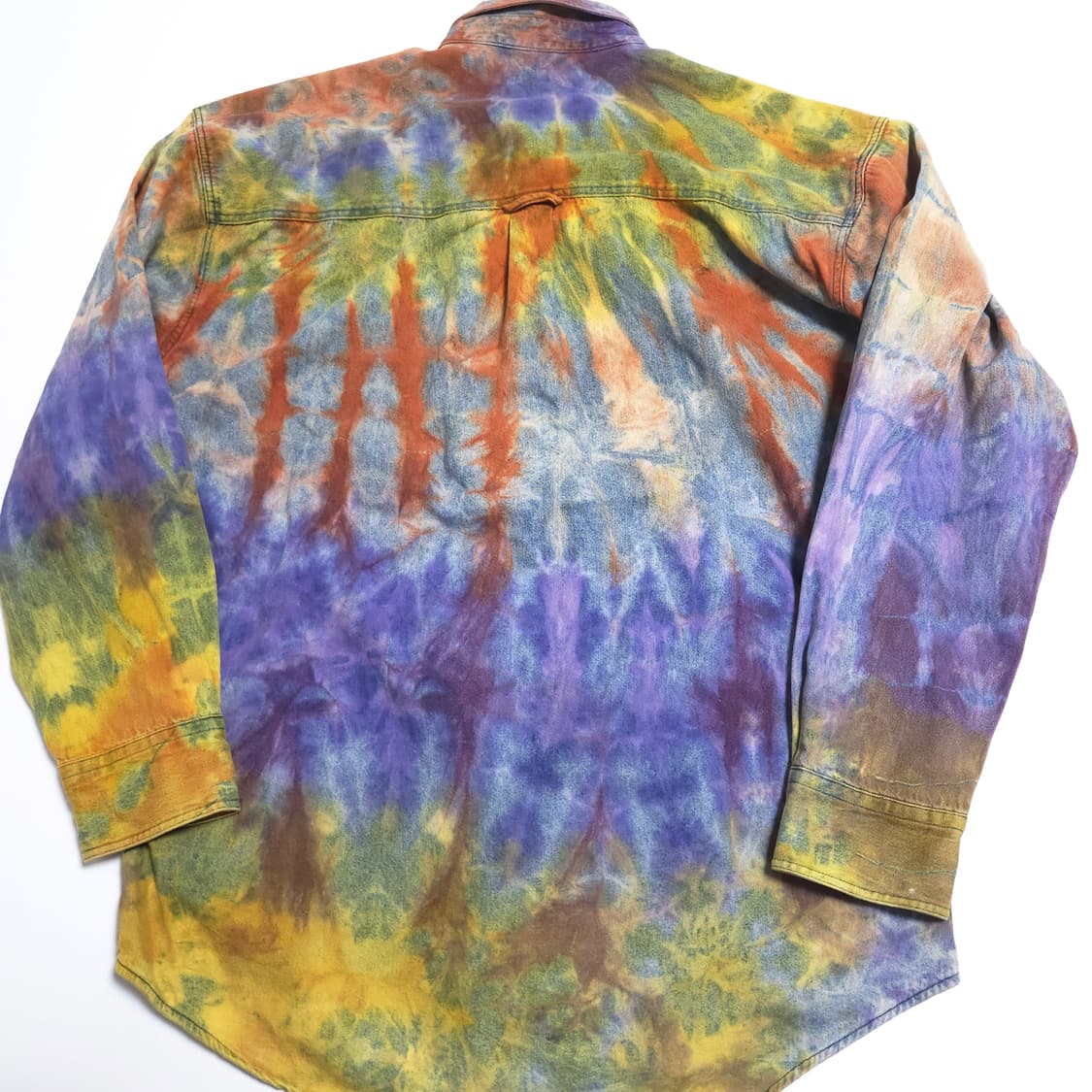 챕스 랄프로렌 90s 타이다이 데님 셔츠 상품이미지4