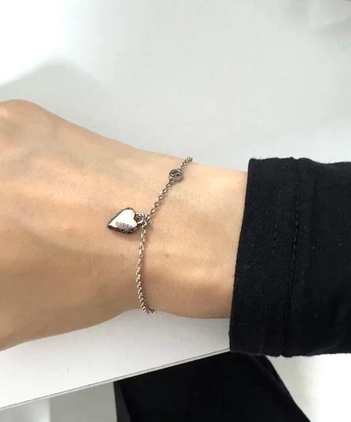 17사이즈 구찌 하트 펜던트 팔찌 상품이미지7