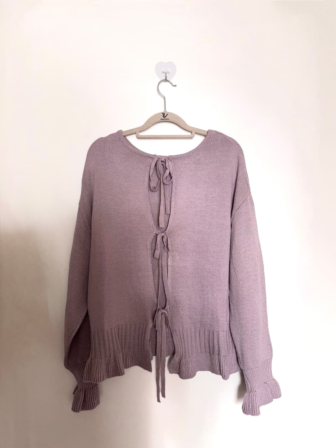 프릴 리본 가디건 상품이미지5