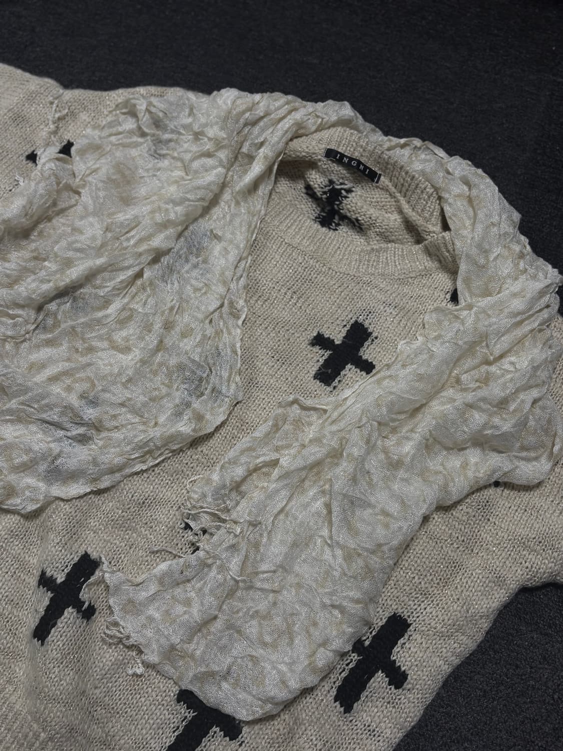 Japanese Fairy-grunge muffler 상품이미지1