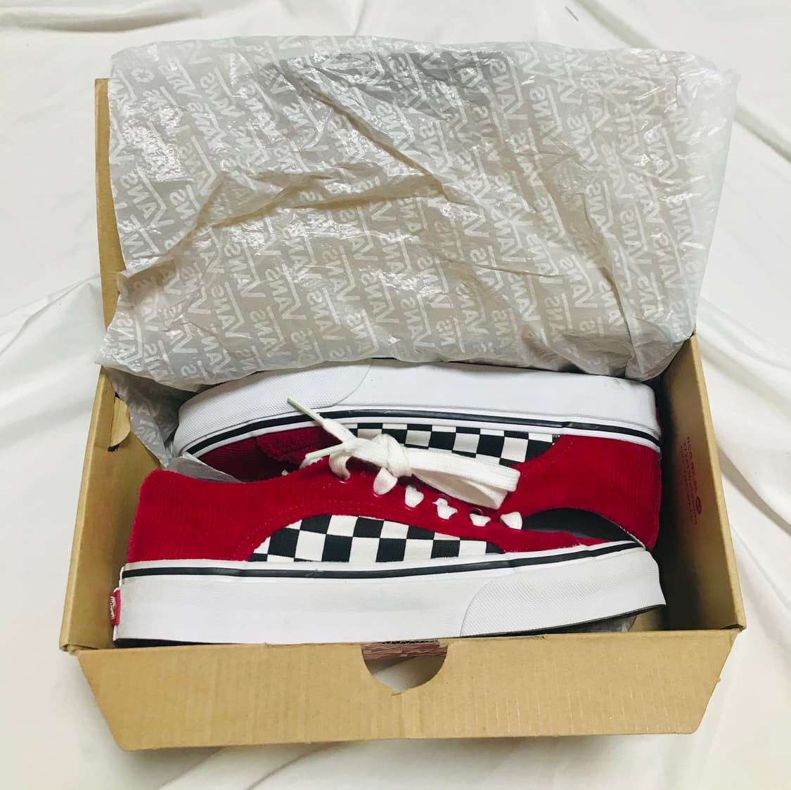 반스 램핀 레드체커보드 220 새제품 상품이미지3