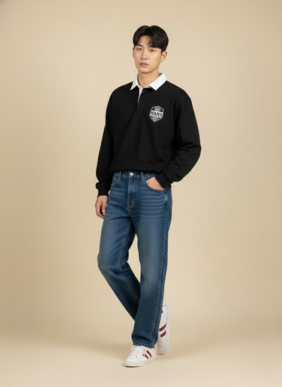 한스 인터내셔널 이태원 럭비 풋볼 클럽 카라 티셔츠 상품이미지1