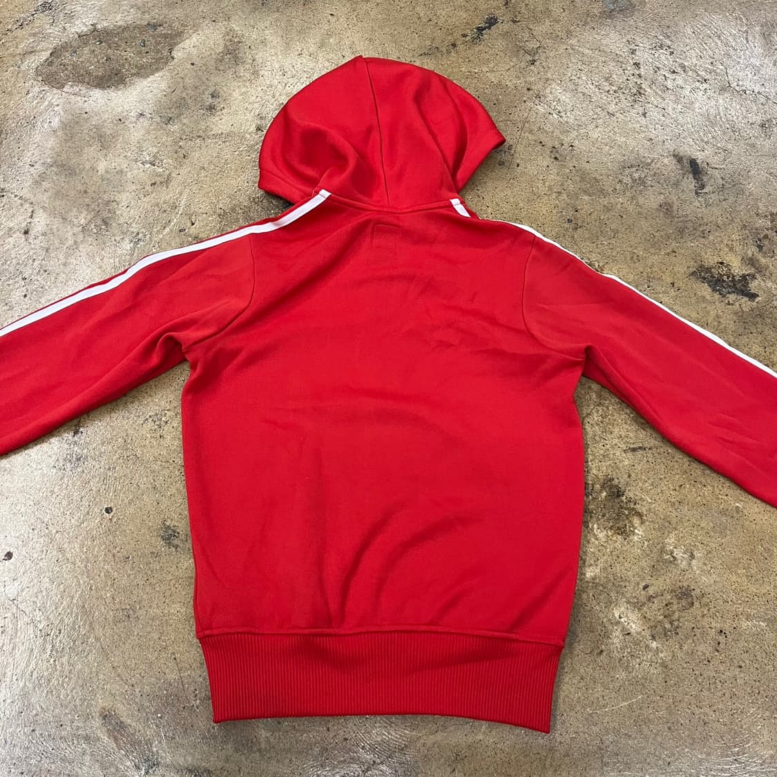 아디다스 레드 후플 플락 후드집업 져지 85 상품이미지4