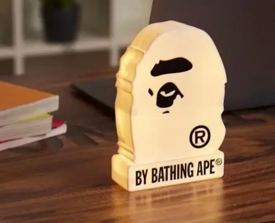 베이프 Bape 잡지부록 빅사루 무드등 라이트 단품 상품이미지1