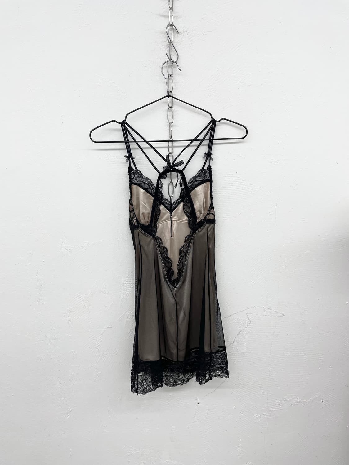 에블린 블랙 엔틱 레이스 슬립 상품이미지7