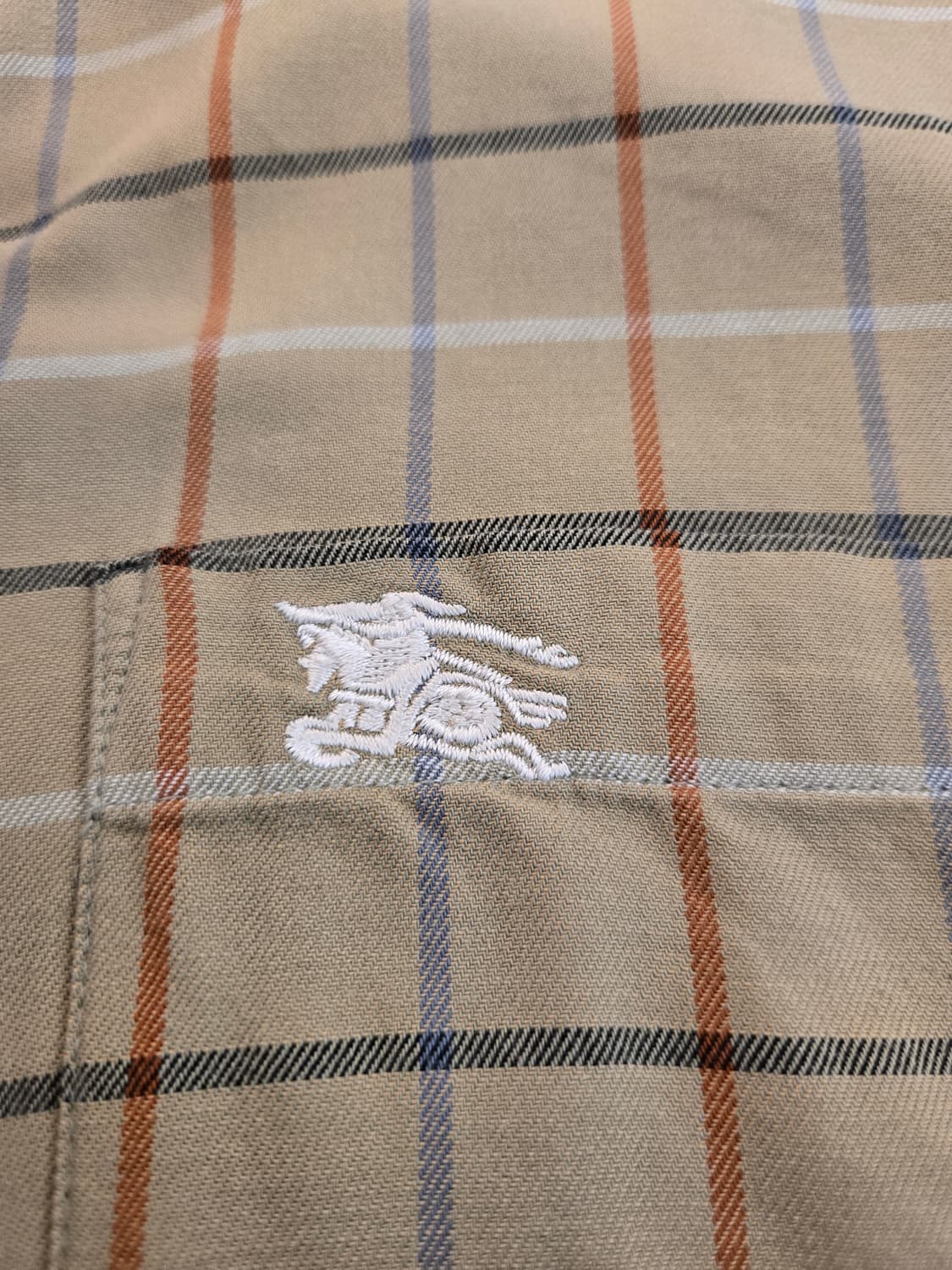 버버리 체크 긴팔 셔츠 남방 XL 상품이미지4