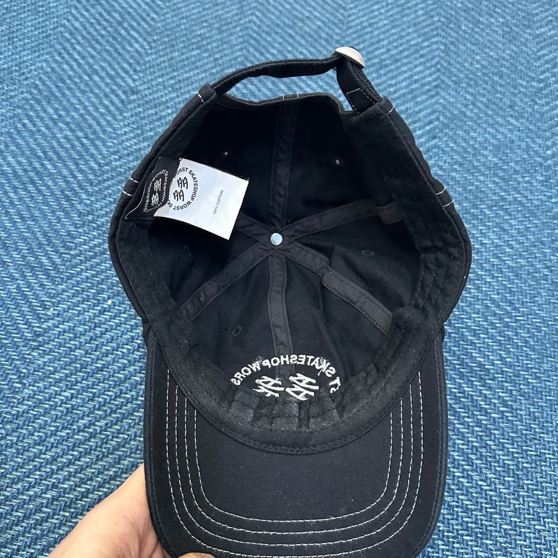 [Os] 다다이즘 스티치 볼캡 상품이미지3