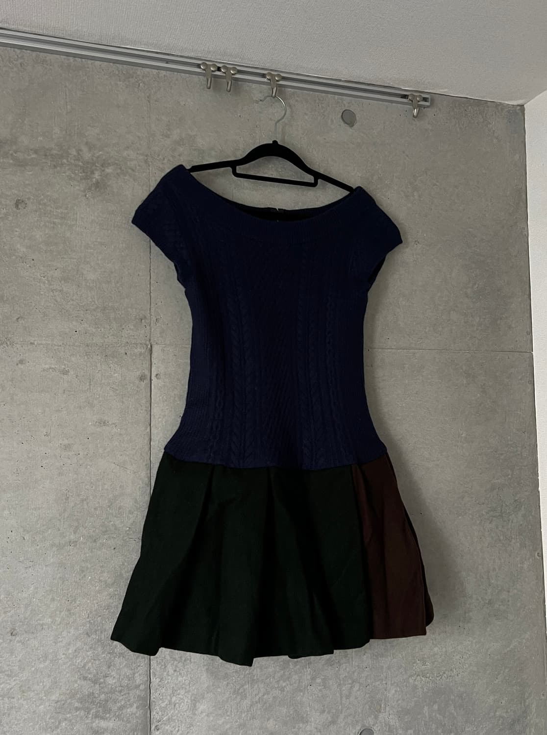 Sacai Luck 사카이럭 네이비 울 드레스 상품이미지2