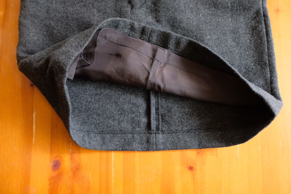 tricot Comme Des Garcons 그레이 울 스커트 S 상품이미지6