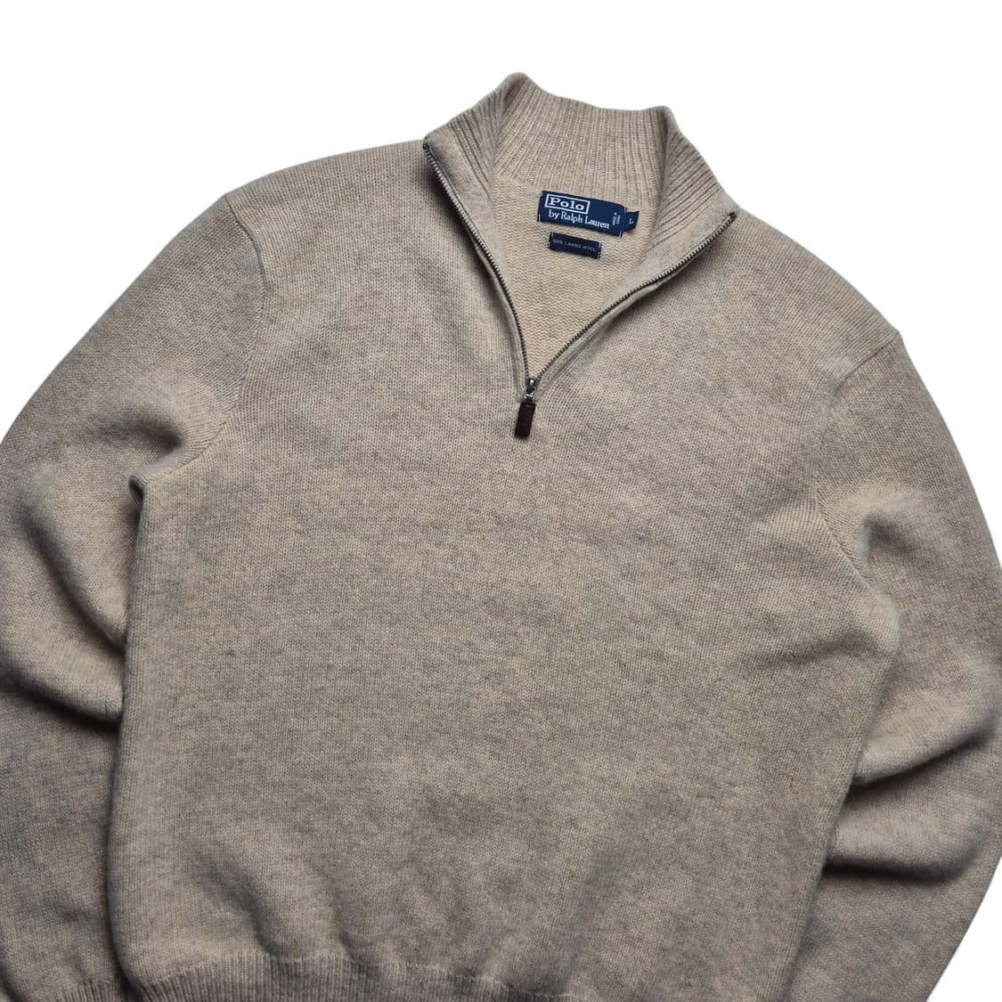 [L] 폴로 랄프로렌 램스울 하프집업 니트 상품이미지1