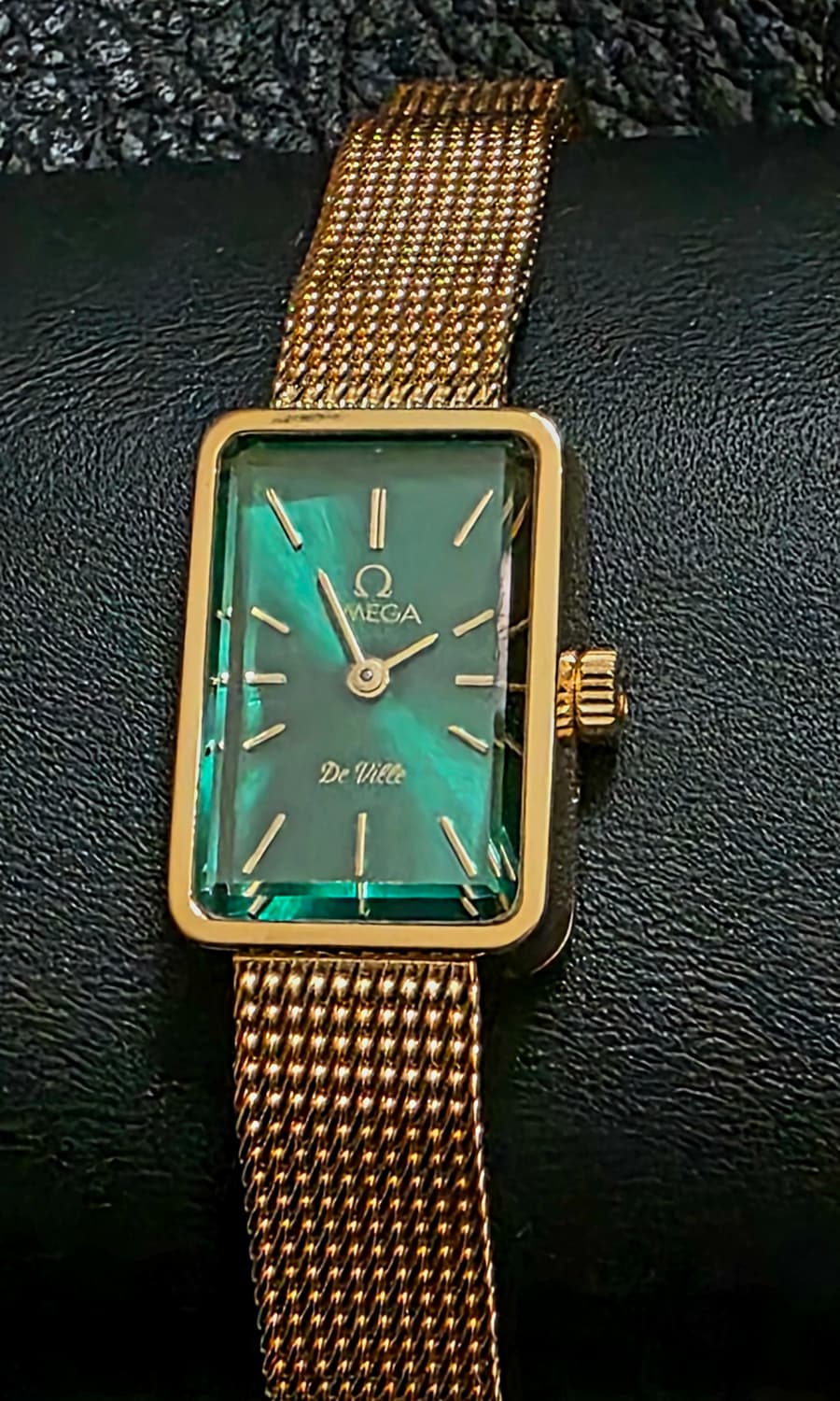 정품오메가 드빌사각 금장 수동시계 상품이미지2