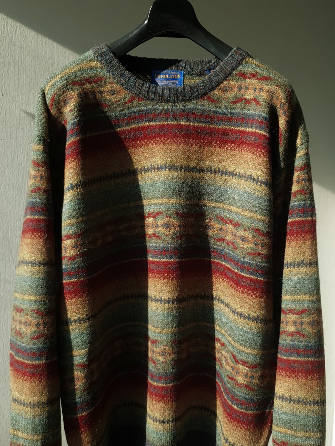 90s PENDLETON virginwool sweater 상품이미지3
