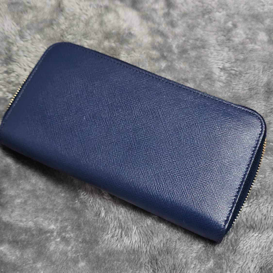 프라다 사피아노 샤인 장지갑 블루 상품이미지2