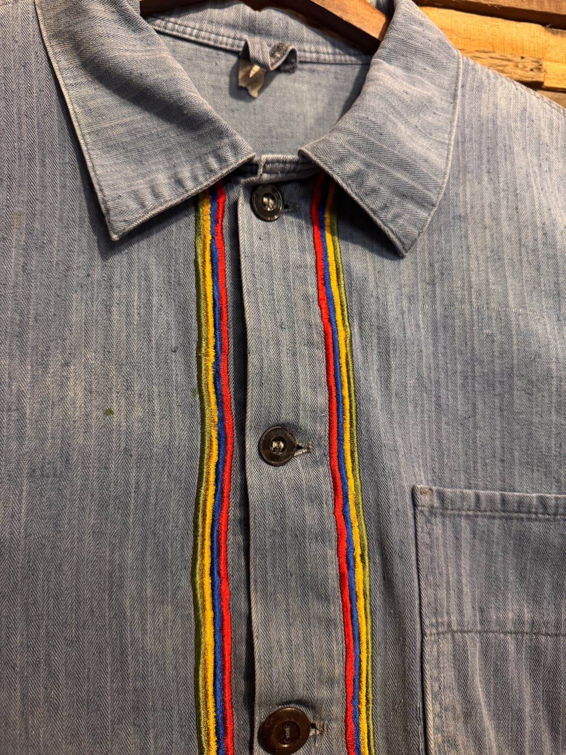 40-50s Frenchwork Jacket Embroidered 상품이미지4