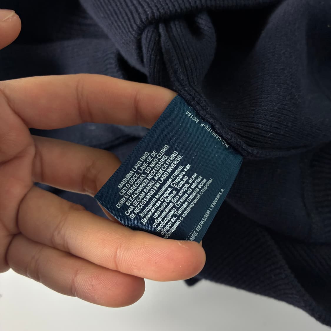 Polo  폴로 랄프로렌 자수 코튼 네이비 맨투맨   상품이미지5