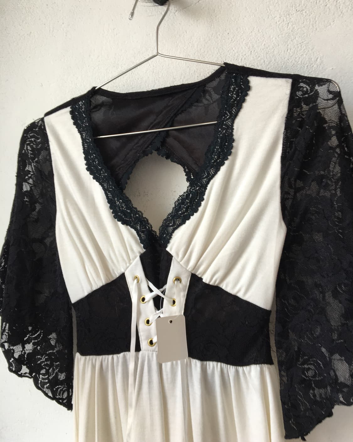 Lace point lace up onepiece 상품이미지4