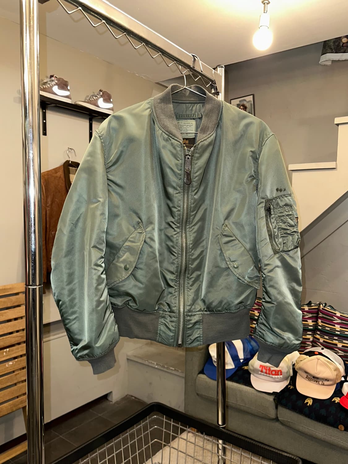 90’s Alpha Industries Ma-1 USA flight JK 상품이미지9