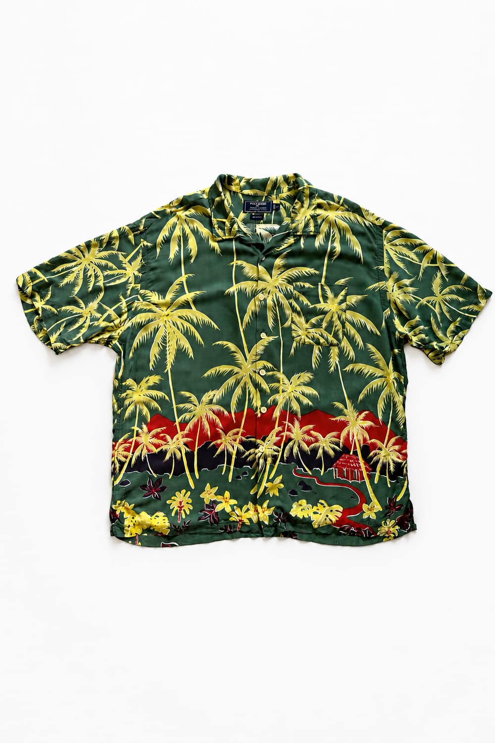 폴로 스포츠 Rayon 하와이안 셔츠 2XL 상품이미지1
