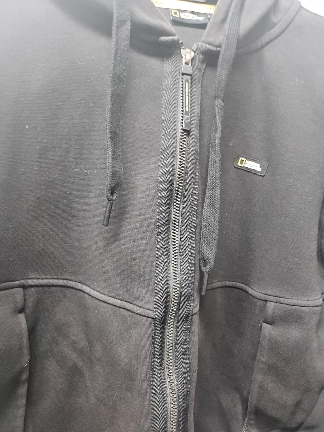 내셔널지오그래픽 블랙 후드 집업 95 상품이미지3