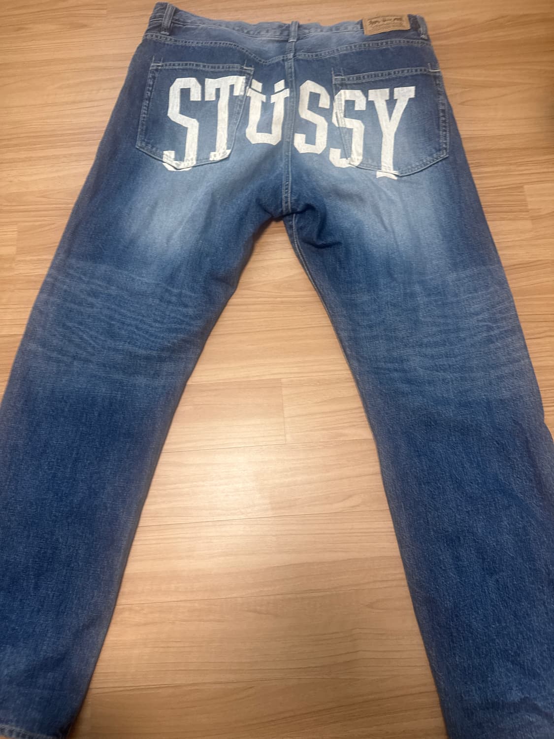 Stussy rough&rugged back printing denim 상품이미지2
