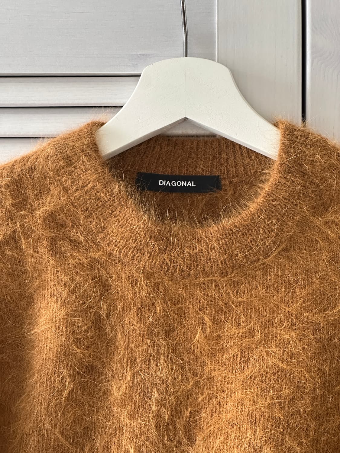 다이애그널 브러쉬 모헤어 니트 상품이미지3