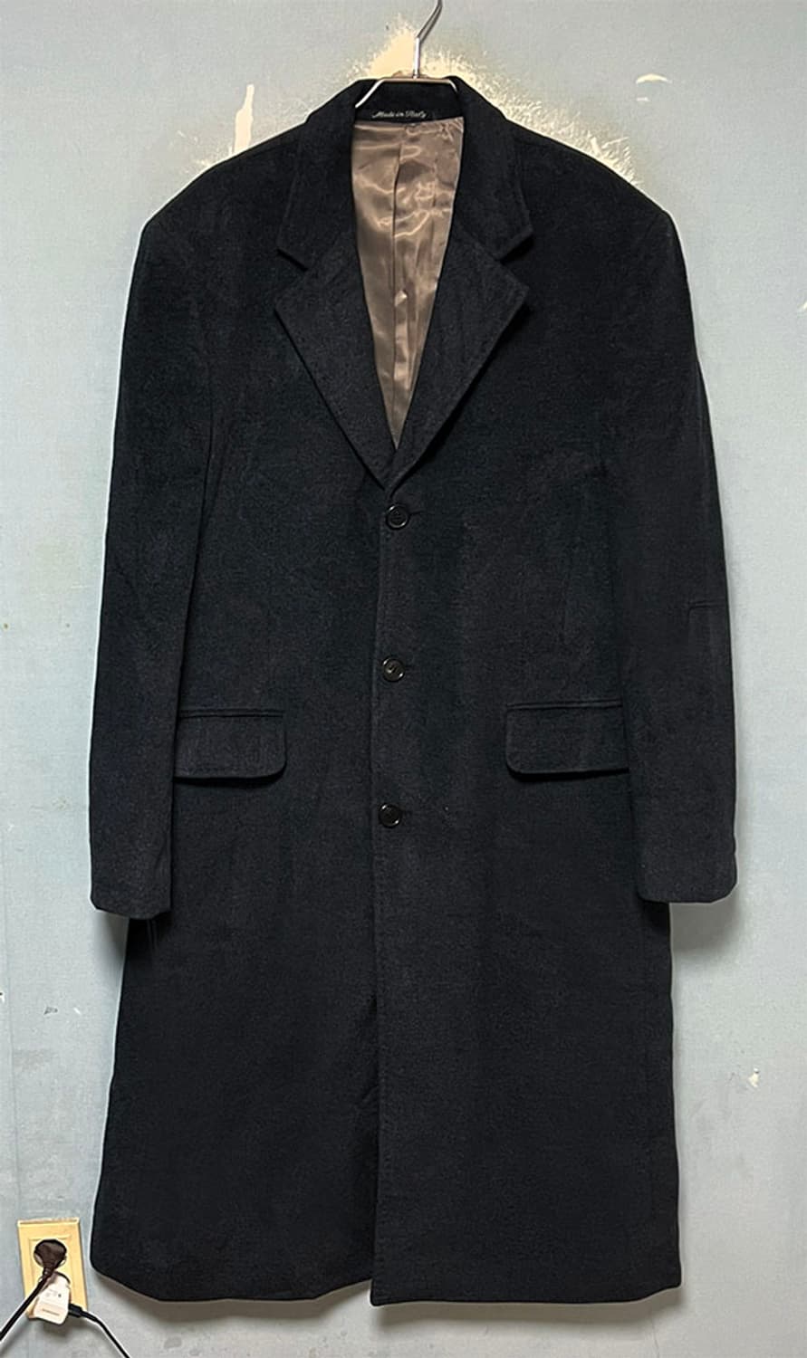조르지오 아르마니 남자 모직 롱코트 이태리 XL 105  상품이미지1
