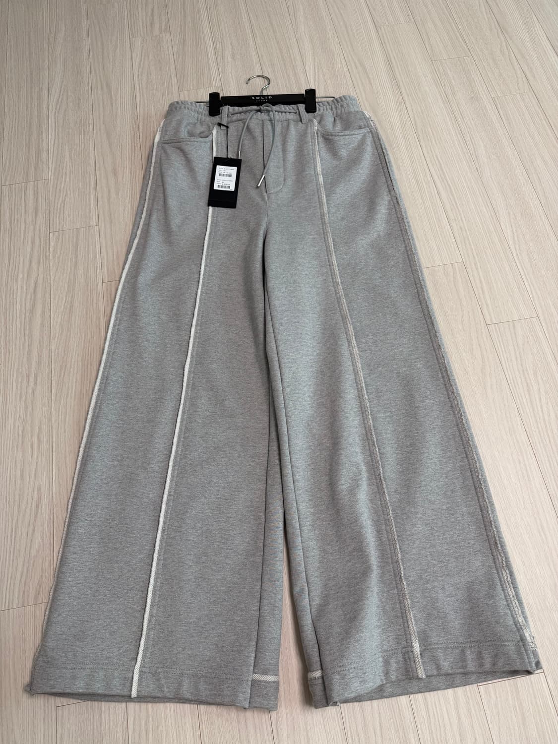 [82] 25ss 송지오옴므 샤를로 팬츠 그레이 상품이미지2
