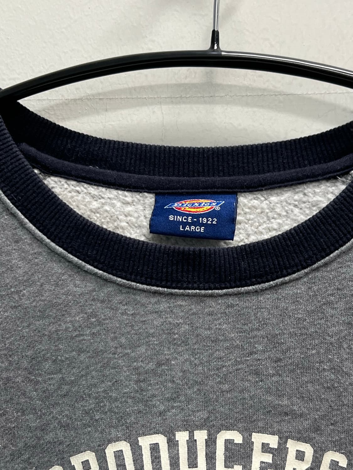 디키즈 올드스쿨 레글런 맨투맨 그레이/네이비 상품이미지4