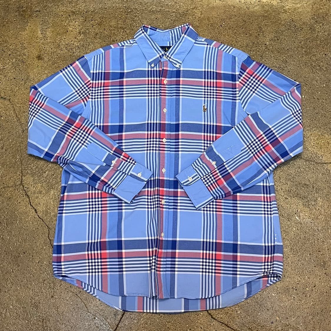 미국 빈티지 폴로 랄프로렌 체크셔츠 남방 상품이미지1