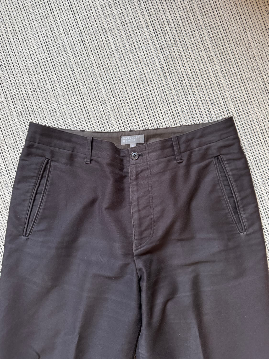 올드 마가렛호웰 블랙 몰스킨 팬츠 상품이미지6