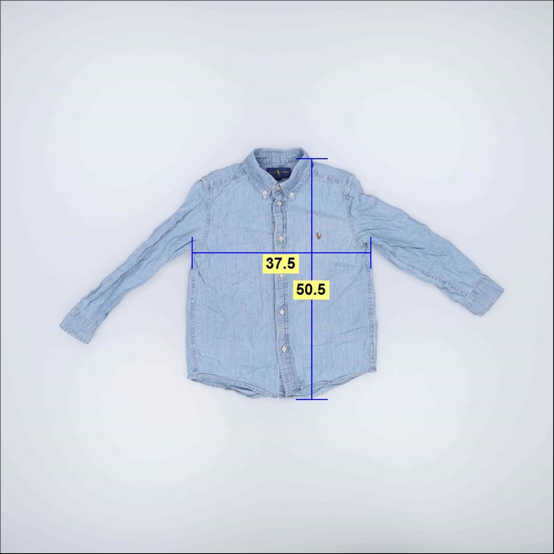 7 폴로 키즈 데님 셔츠 0429H 상품이미지6